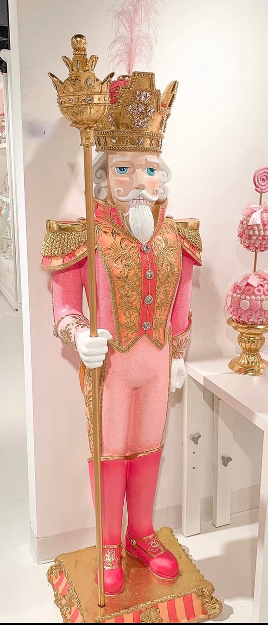 70" Pink & Gold Nutcracker-Pre-order.