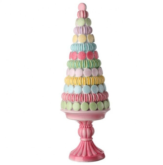 16" Resin pastel macaron Tree On Pedestal-Pre-Order