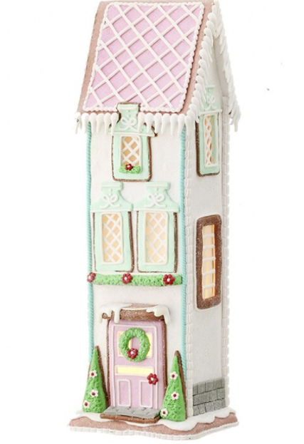 16.5" Led Bty/Tmr Candy/Cookie Condo House-Pre-Order