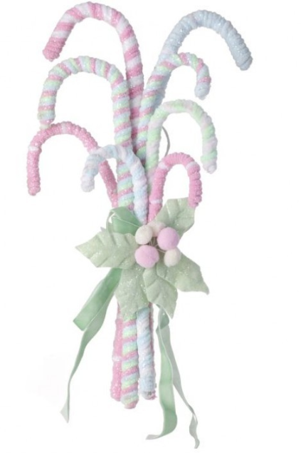 15" Frosted Pastel CandyCane Bunch-Pre-Order