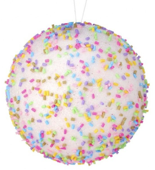 4" Candy Sprinkles Ball Ornament-Pre-Order