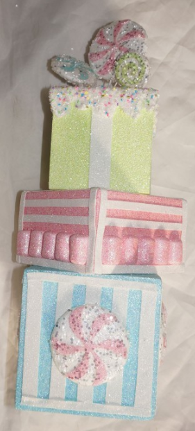 18.5" Pastel Candy Gift Box Stack-pre-Order