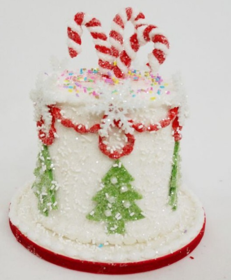 7.5" Holiday Sweets Cake Ornament-Pre-Order