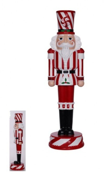 13" Resin Peppermint Nutcracker - Pre-Order