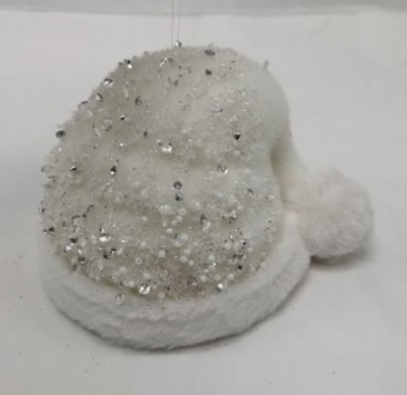 6.5" Fabric Winters Hat Ornament - Pre-Order