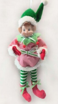 11" Bendable Holiday Sweet Elf - Pre-order