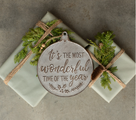 Most Wonderful time of year Ornament Plaque - Pre-order