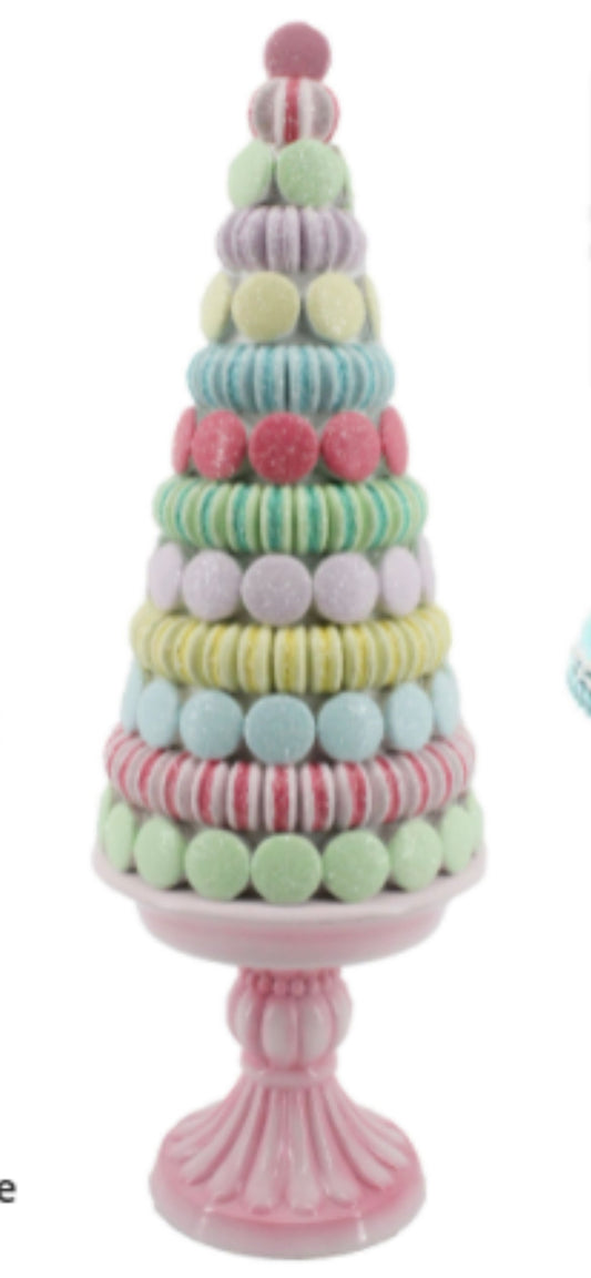 PASTEL MACARON TREE ON PEDESTAL - pre-order