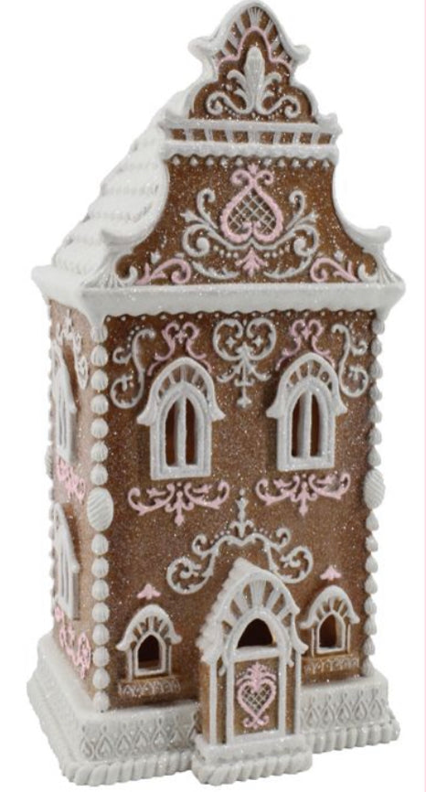 Gingerbread house w/LED-Preorder