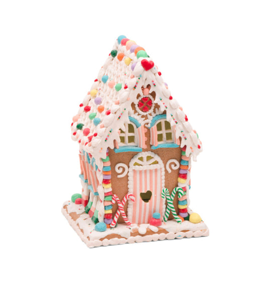 LED Light Up Pastel Gingerbread House~ in stock