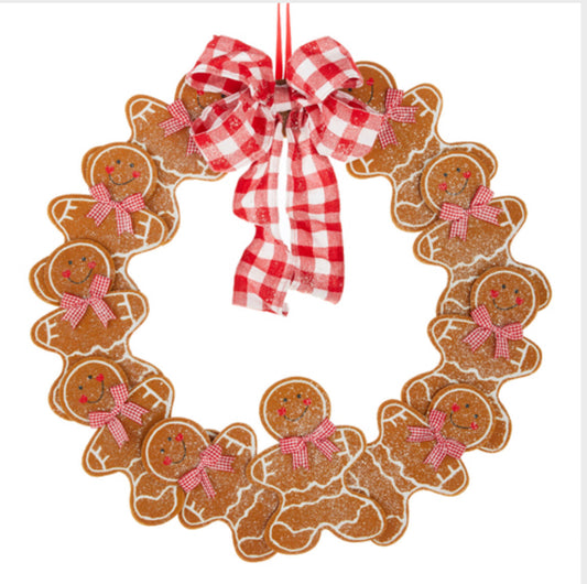 GINGERBREAD MAN WREATH