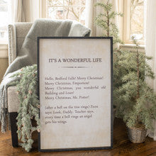 A wonderful life sign ~ in stock