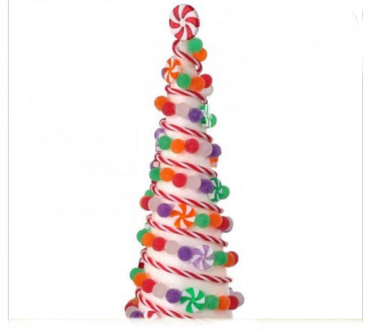 PEPPERMINT CANDY SWIRL TREE