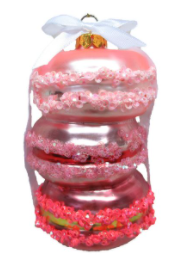 Pink tiered macaron ornament-pre-order