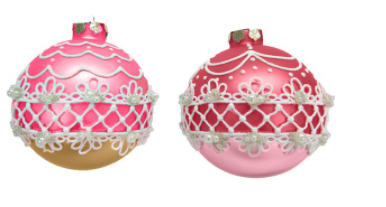 Pink ball ornament - Pre-order